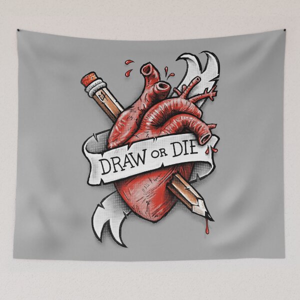 Item preview, Draw or Die designed and sold by c0y0te7.