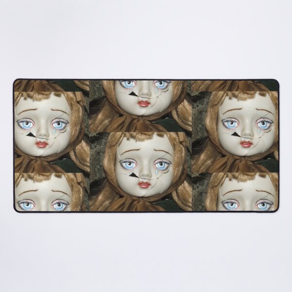 Item preview, photograph | Emily forlorn | repaint of cracked porcelain doll designed and sold by DigitalEurydice.