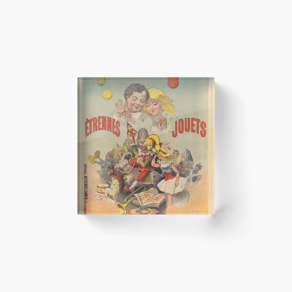 Item preview, ETRENNES JOUETS Exhibition and Sales Vintage French Art Nouveau Poster designed and sold by retroposters.