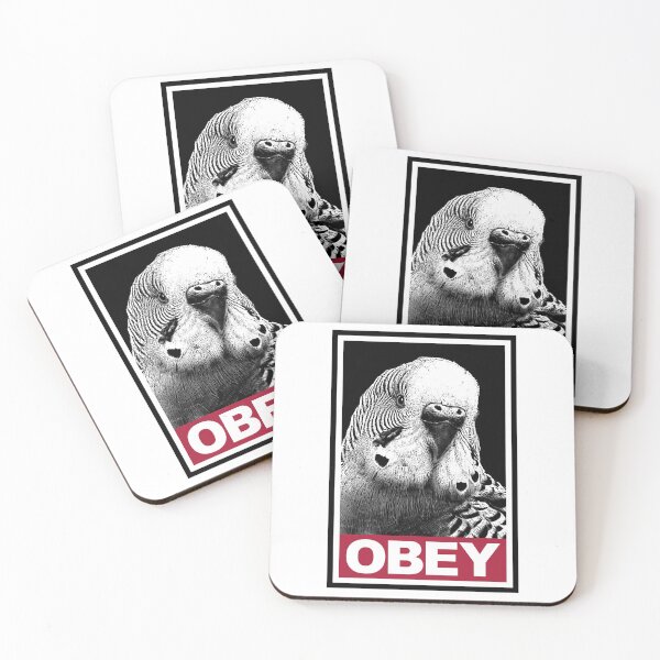 Item preview, Obey the Budgie designed and sold by Alienphysique.
