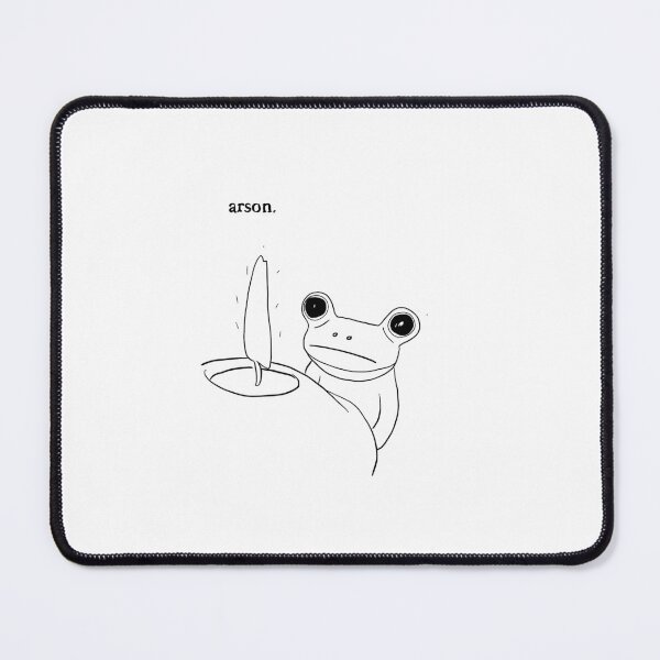 Item preview, Arson Frog in Front of Flame Artist's Rendition designed and sold by superraddd.