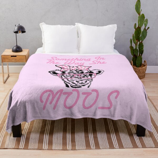 Item preview, Something In The Way She Moos Cow Glasses Pun Lyrics Design designed and sold by PunnyLyrics.