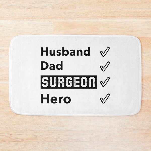 Item preview, Husband Dad Surgeon Hero Checked designed and sold by Medisigne.