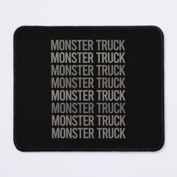 Item preview, Gray Text Art Monster Truck Trucks designed and sold by TarynBrown3126.