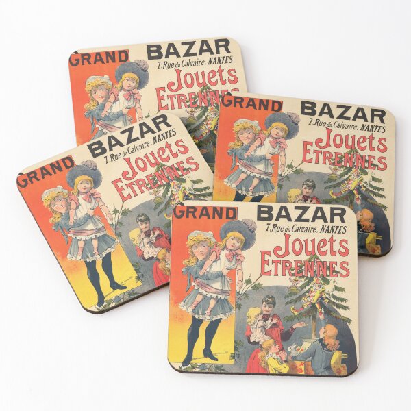 Item preview, GRAND BAZAR JOUETS ETRENNES Toy Shop Vintage French Art Poster designed and sold by retroposters.