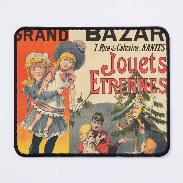 Item preview, GRAND BAZAR JOUETS ETRENNES Toy Shop Vintage French Art Poster designed and sold by retroposters.