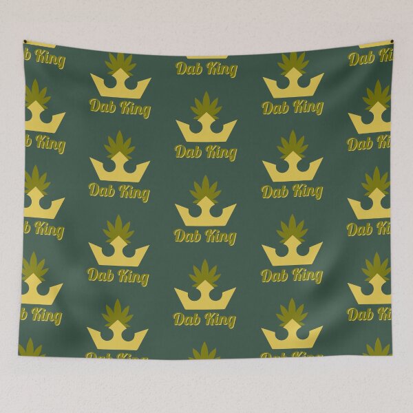 Item preview, Dab King Weed Leaf With Crown Design - For Stoners/Smokers 420/Weed/Marijuana/Cannabis/Pot Lovers designed and sold by SteamParliament.
