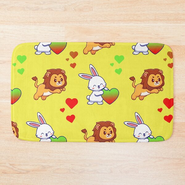 Item preview, Leo and Bunny with BJYX Love Heart Pattern Design  designed and sold by DMJPRINT.