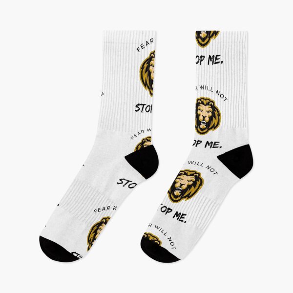 Item preview, Fear will not stop me - be strong as a lion - motivational quotes designed and sold by shanesil.