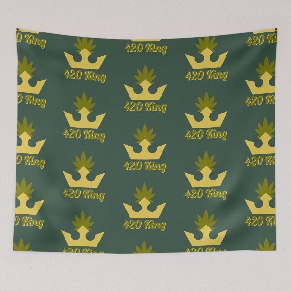 Item preview, 420 King Weed Leaf Crown Design - For Stoners/Smokers 420/Weed/Marijuana/Cannabis/Pot Lovers designed and sold by SteamParliament.