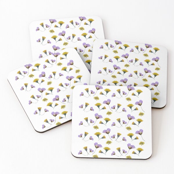 Item preview, Pressed flowers - Yellow and purple designed and sold by carolmaia.