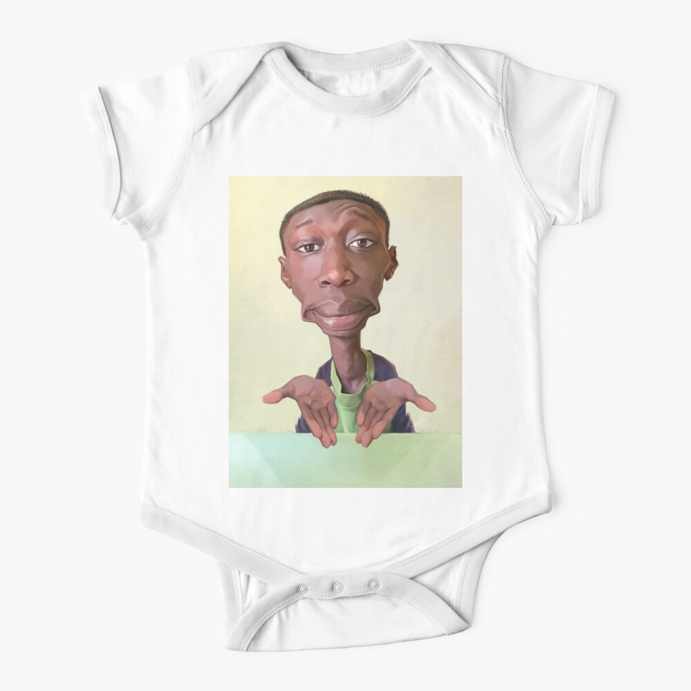 Khaby Lame Caricature Baby One-Piece