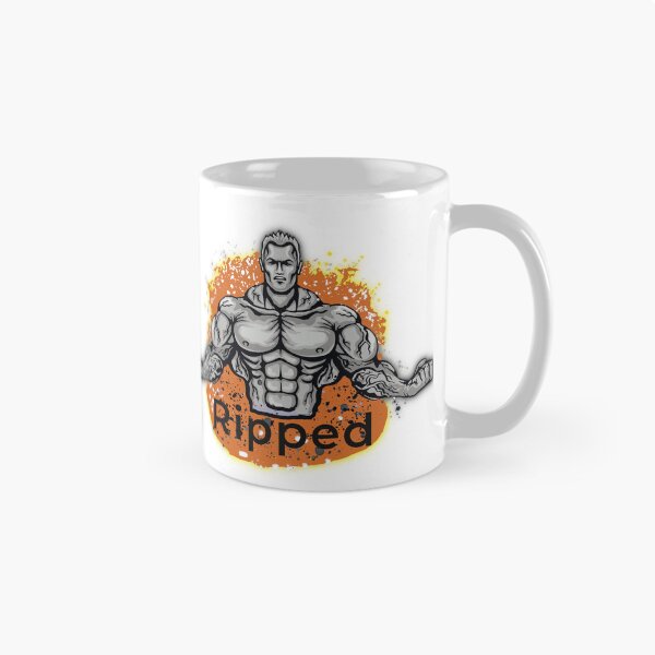 Item preview, Ripped Bodybuilder design Training Exercise Weights designed and sold by FuddalanDesigns.