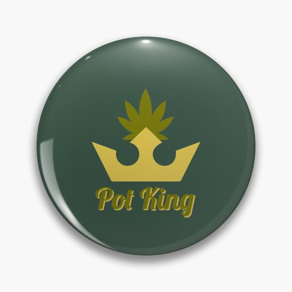 Item preview, Pot King Weed Leaf Crown Design - For Stoners/Smokers 420/Weed/Marijuana/Cannabis/Pot Lovers designed and sold by SteamParliament.