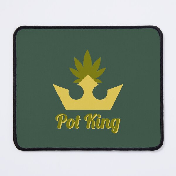 Item preview, Pot King Weed Leaf Crown Design - For Stoners/Smokers 420/Weed/Marijuana/Cannabis/Pot Lovers designed and sold by SteamParliament.