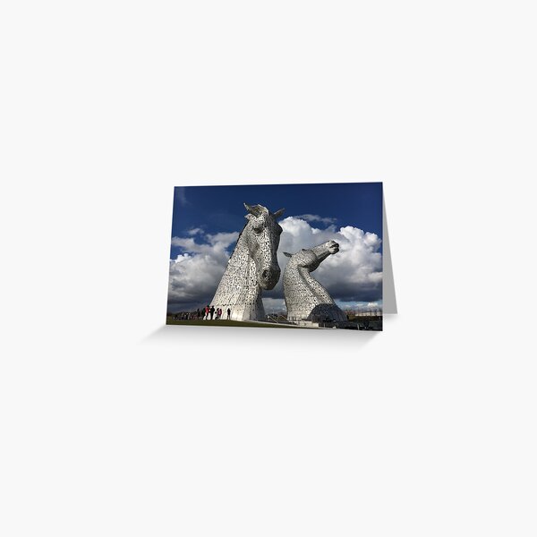The Kelpies, Helix Park , Grangemouth Greeting Card