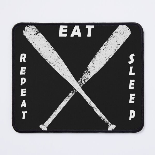 Item preview, eat sleep baseball repeat cool baseball designed and sold by Hazem haj ahmed.