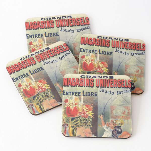 Item preview, Grand Magasins Universels Jouets Etrennes Toys Gifts 1897 Old French Poster Art  designed and sold by retroposters.