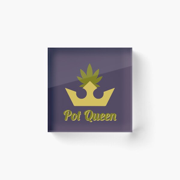 Item preview, Pot Queen Weed Leaf Crown Design - For Stoners/Smokers 420/Weed/Marijuana/Cannabis/Pot Lovers designed and sold by SteamParliament.