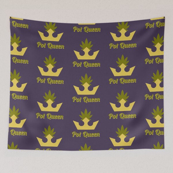 Item preview, Pot Queen Weed Leaf Crown Design - For Stoners/Smokers 420/Weed/Marijuana/Cannabis/Pot Lovers designed and sold by SteamParliament.