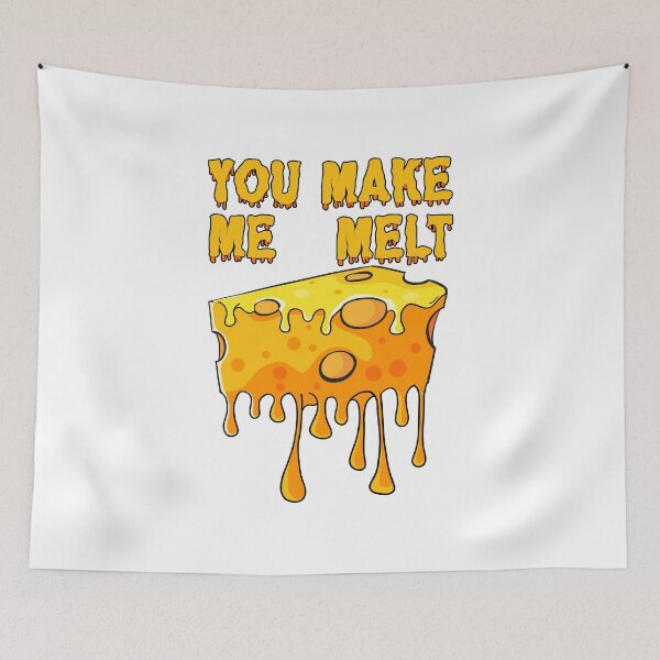 Item preview, You Make Me Melt Cheese Funny Lyric Pun designed and sold by PunnyLyrics.
