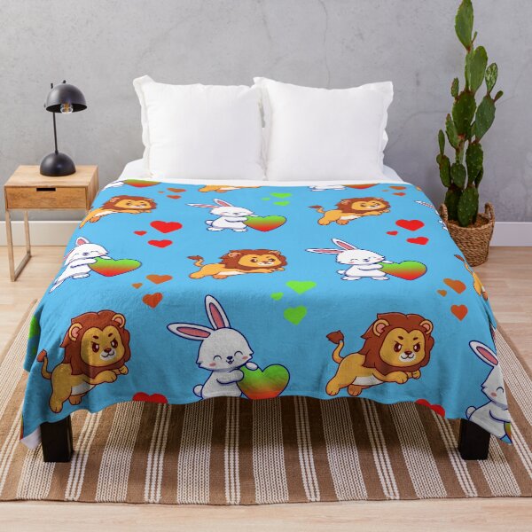 Item preview, Leo and Bunny with BJYX Love Heart Pattern Design designed and sold by DMJPRINT.
