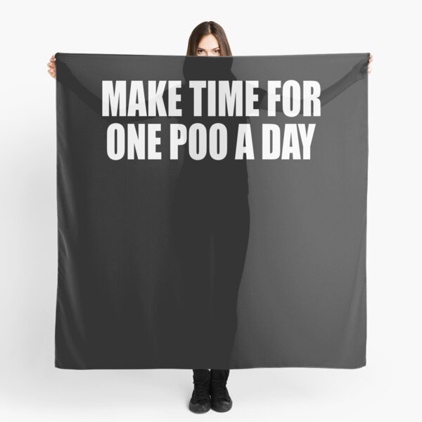 Item preview, Make Time For One Poo A Day designed and sold by HiddenStar02.