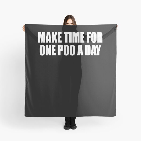 Item preview, Make Time For One Poo A Day designed and sold by HiddenStar02.