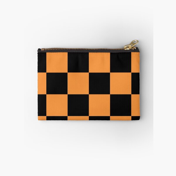 Item preview, Black and Orange Checkered pattern designed and sold by 247vibes.