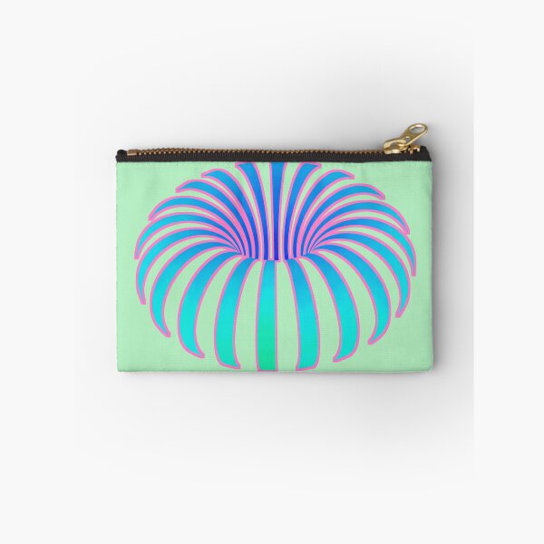Item preview, Tropical optical illusion flower botanical foliage violet blue purple pink fuchsia rainbow plant banana designed and sold by IMNIUM.