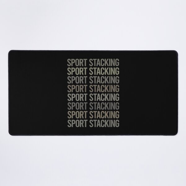 Item preview, Gray Text Art Sport Stacking Cup Stacking Speed Stacking designed and sold by TarynBrown3126.