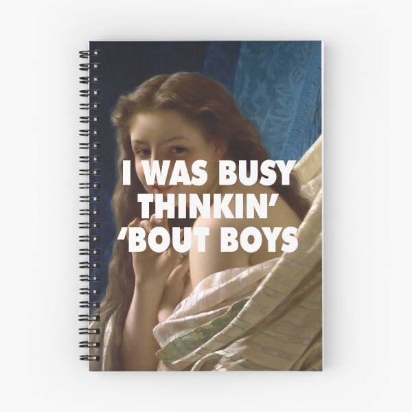 Item preview, Portrait of a Young Woman Dreaming 'Bout Boys designed and sold by thebabylonclub.