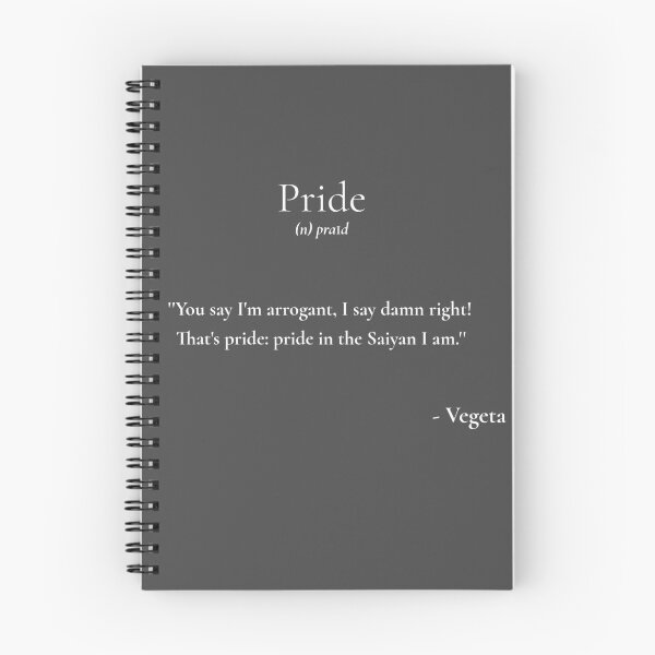 Item preview, Legendary Quotes: Saiyan Pride designed and sold by Frame-n-Play.
