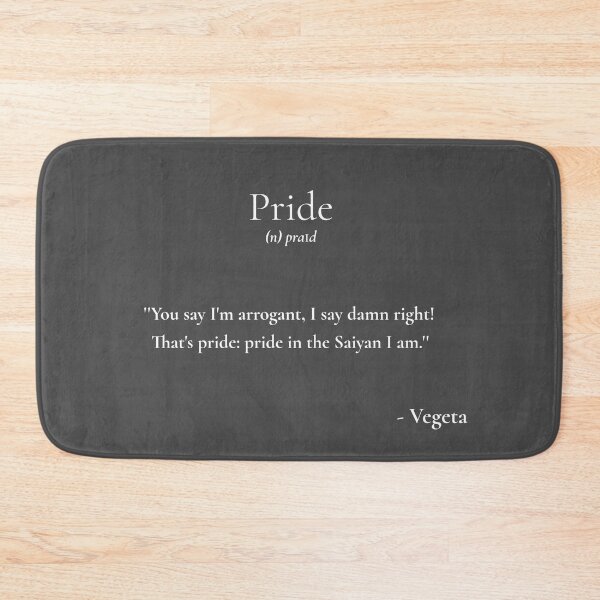 Item preview, Legendary Quotes: Saiyan Pride designed and sold by Frame-n-Play.