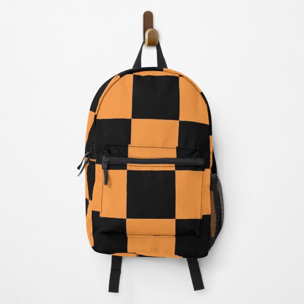 Item preview, Black and Orange Checkered pattern designed and sold by 247vibes.