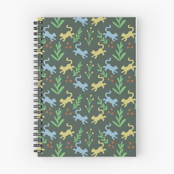 Item preview, Cat berry pattern designed and sold by M. Hanlon Art.