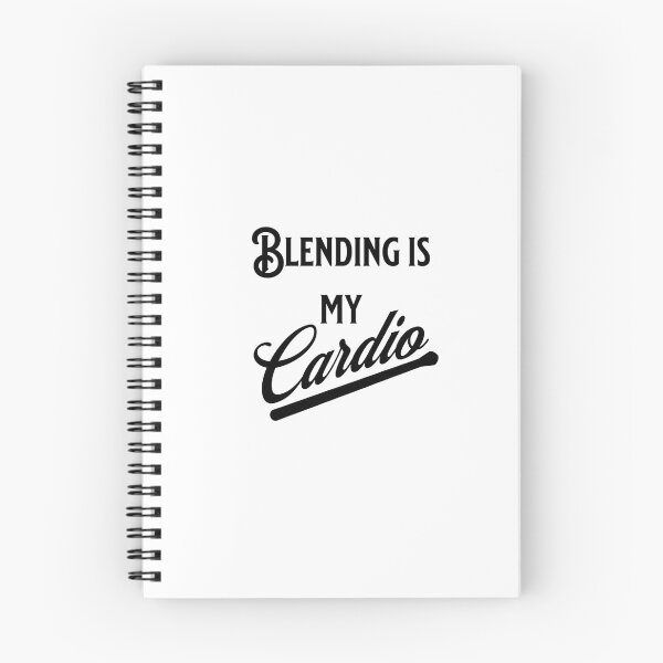 Aperçu de l'œuvre T-shirt Blending is my Cardio Makeup MUA créée et vendue par Nerdygirlteez.