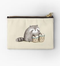 Raccoon on Bongos Studio Pouch