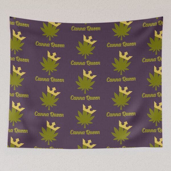 Item preview, Canna Queen Weed Leaf With Crown Design - For Stoners/Smokers 420/Weed/Marijuana/Cannabis/Pot Lovers designed and sold by SteamParliament.