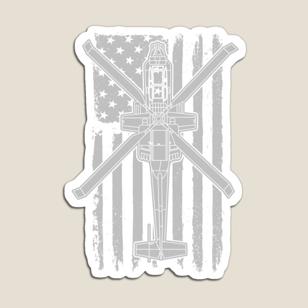 Item preview, AH64 Apache Military Helicopter American Flag AH64 Gear designed and sold by DynamicDesign.