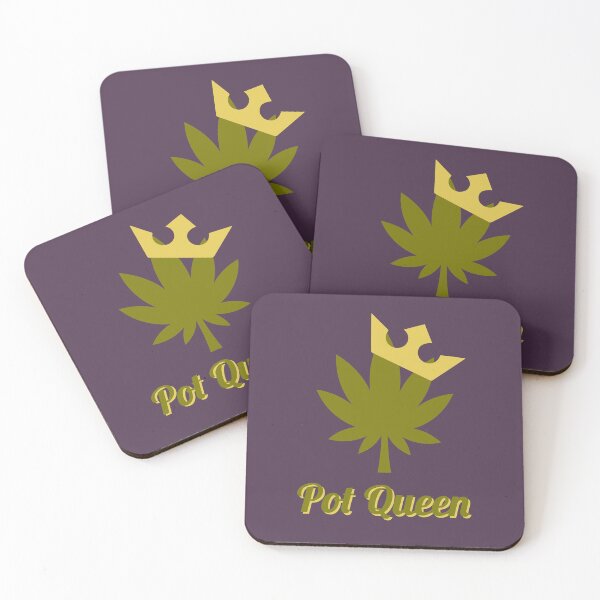 Item preview, Pot Queen Weed Leaf With Crown Design - For Stoners/Smokers 420/Weed/Marijuana/Cannabis/Pot Lovers designed and sold by SteamParliament.