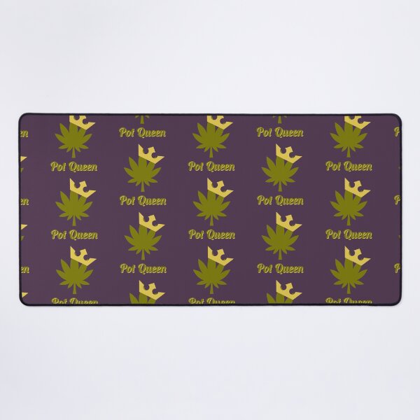 Item preview, Pot Queen Weed Leaf With Crown Design - For Stoners/Smokers 420/Weed/Marijuana/Cannabis/Pot Lovers designed and sold by SteamParliament.