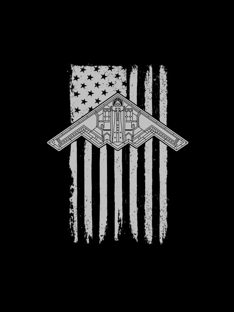 Aperçu 4 sur 4. Coque iPhone avec l'œuvre B-2 Stealth Bomber Military Airplane American Flag B2 Gear créée et vendue par DynamicDesign.