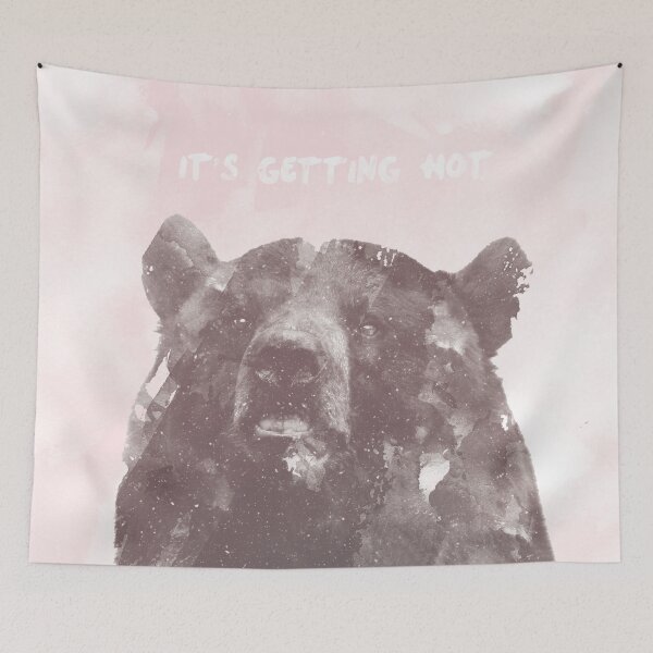Item preview, IT'S GETTING HOT says the Bear designed and sold by StudioRuiFaria.