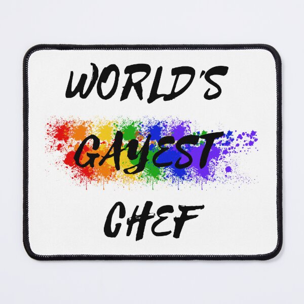 Item preview, World's Gayest Chef designed and sold by LuckyKermit.