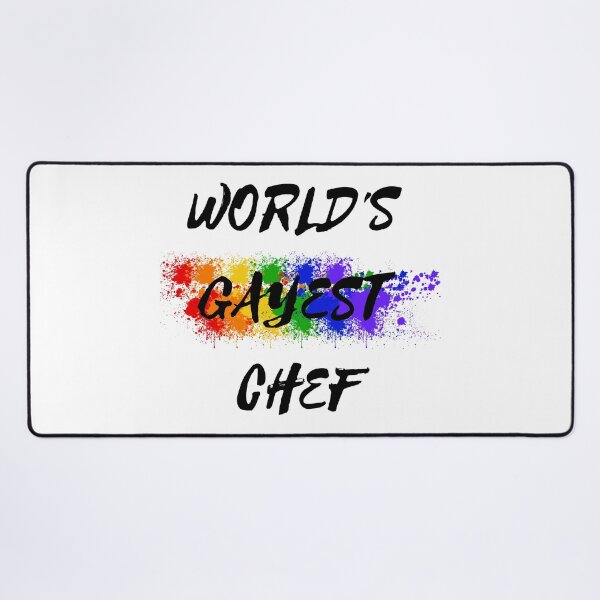 Item preview, World's Gayest Chef designed and sold by LuckyKermit.