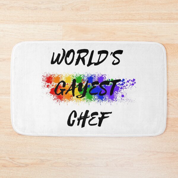 Item preview, World's Gayest Chef designed and sold by LuckyKermit.