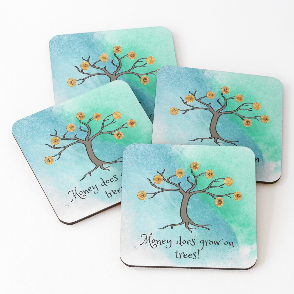Item preview, Coasters (Set of 4) designed and sold by GeekGasmMerch.