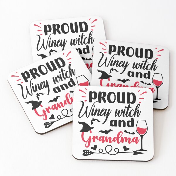 Item preview, Proud Winey Witch and Grandma Grandparents' Day Gift designed and sold by PearlMoonGrapes.