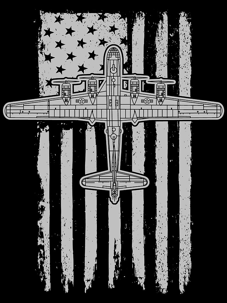 Thumbnail 3 von 3, Tuch, B-29 Superfortress WWII Airplane American Flag B29 Gear designt und verkauft von DynamicDesign.